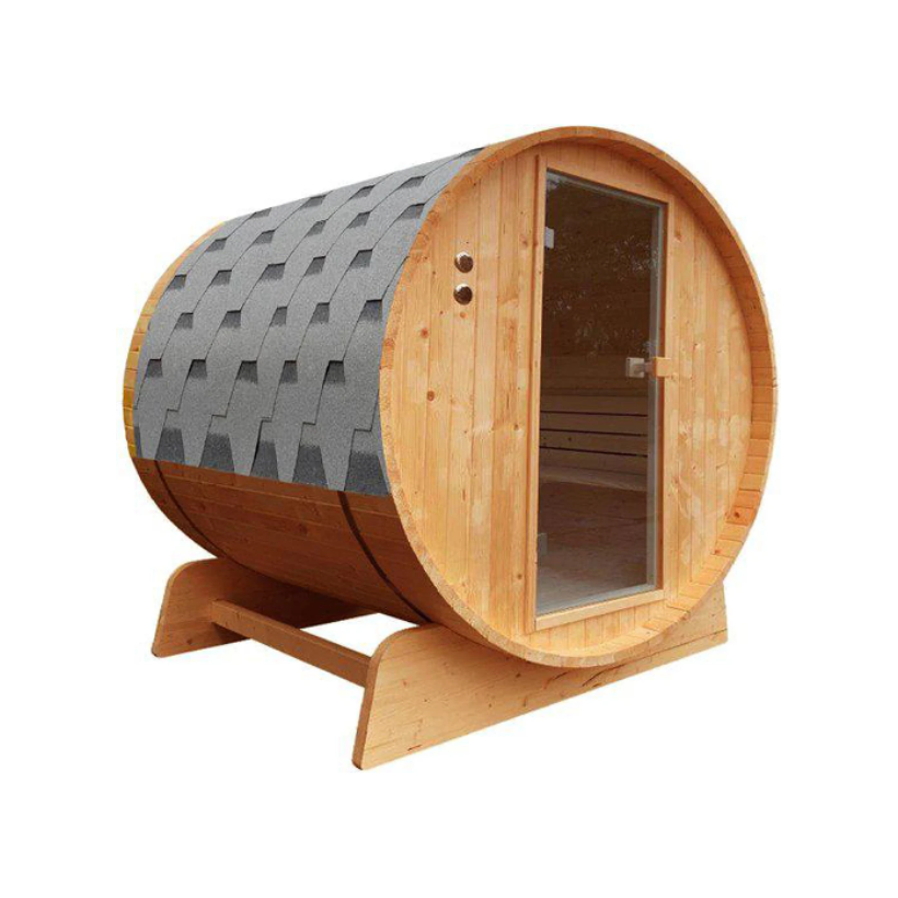 8-Person Outdoor Wet Dry Steam Sauna